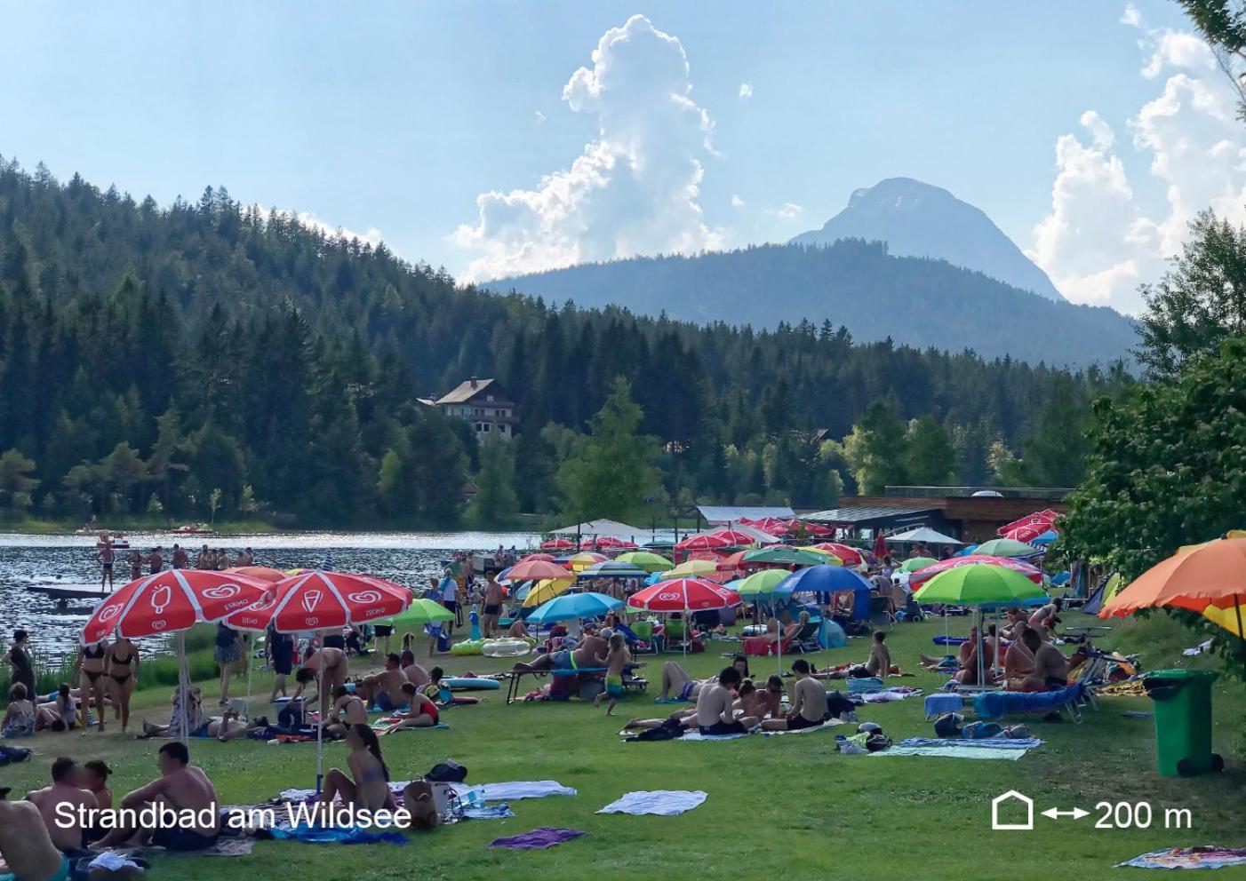 זיפלד אין טירול Bio Ferienwohnung Am Wildsee In Seefeld Mit E-Ladestation מראה חיצוני תמונה